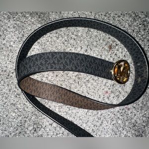 Double sided black and brown Michael kors Belt